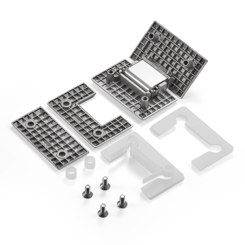 Heavy Duty Shower Glass Door Hinge,Solid One-Piece Precision Cast with