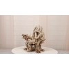 Legendary Arthurian Merlin Dragon Skulls Bones Skeletons Throne Chair Figurine