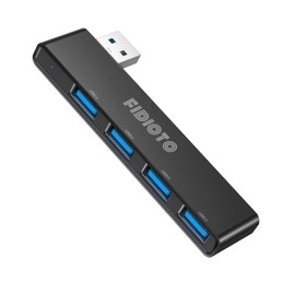 USB Hub, Fidioto 4 Port USB Adapter(1 * 3.0 Hub, 3 * 2.0 Hub), Networking Hub Expander for Laptop, iMac Pro, MacBook Air, Mac Mini/Pro, Surface Pro, Notebook PC, USB Flash Drives and Mobile HDD Etc.