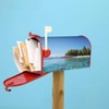 Magnetic Mailbox Cover Fiji Island and Clear Sea Post Letter
