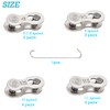 LBING Chain Lock Bicycle Chain 12 Pairs Bicycle Chain Clasp