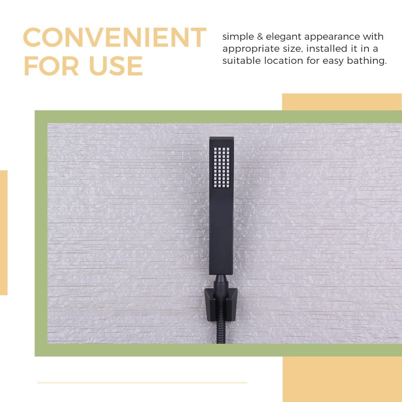 Hand Held Shower Bracket with Two Slot, Aomasi Handheld Shower