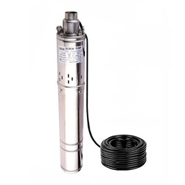 ZYIY 3Inch Stainless Steel Deep Well Submersible Pump - 110V, 8cm Bore, Max. Lift 335ft, 11GPM for Home, Garden, Agricultural Irrigation