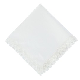 CTM Park Avenue - Pañuelo de encaje para mujer, Marfil, Talla única