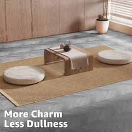 Art3d 30-Pack Herringbone Peel and Stick Vinyl Floor Tiles, 12" x 12" Self Adhesive Waterproof Wood Flooring Plank for Kitchen Bathroom Bedroom, Cover 30 Sq. Ft, Grey