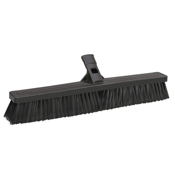 SWOPT 24” Standard Multi-Surface Push Broom Head – Push Broom for Indoor and Outdoor Use – Interchangeable with Other SWOPT Products for More Efficient Cleaning and Storage, Head Only, Handle Sold Separately, 5138C4