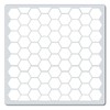 GORGECRAFT Honeycomb Stencil Templates 30 x 30 cm Large Washable
