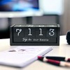 Countdown Calendar Wooden Cube with Theme Bar Permanent Year Table