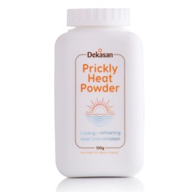 Dekasan Prickly Heat Body Powder for Relief from Prickly Heat, Milaria, Heat Rash | Proudly Made in The UK | Travel Size