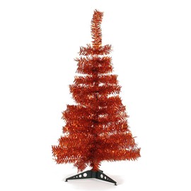 HAB & GUT -XM173- Artificial Christmas tree/coloured fir copper - Height: 35,43 inch - 90 cm