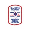 Illinois EMT Patch Embroidered IL Emergency Medical Technician Uniform Crest