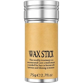 Wax Stick Barra de Cera para Cabello 75g Control de Bordes Baby Hair Anti Frizz Acabado Natural No Graso Peinado Fijación Suave