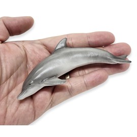 WitnyStore 3½" Long Dolphin 3D Resin Fridge Magnet Sea Fish and Marine Mammal Aquatic Life Animals Refrigerator Magnets Decorative Collectibles