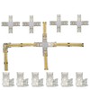 ENQIMAOYI LED Strip Connector 6 Pieces 2-Pin L Connector, 4