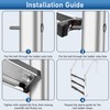 Vellynoox Stainless Steel Pool Ladder Steps Replacement 3-Pack 18.37" Universal