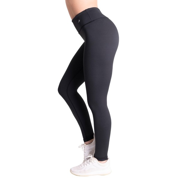 CompressionZ High Waisted Women's Leggings Yoga Leggings Running Gym Fitness Workout Pants Plus Size Compression Leggings Black