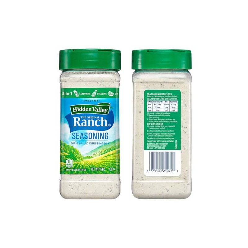Hidden Valley Ranch Salad Dressing and Ranch Seasoning Mix 16oz