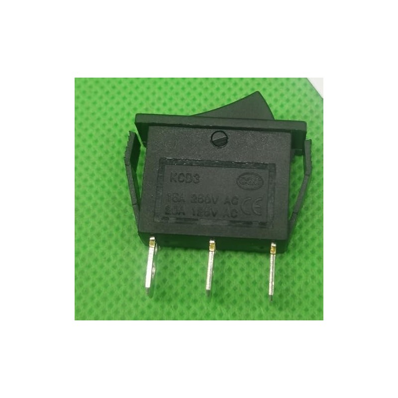 Emmui 3 Pins 2 Position AC 20A/125V 15A/250V Black Toggle