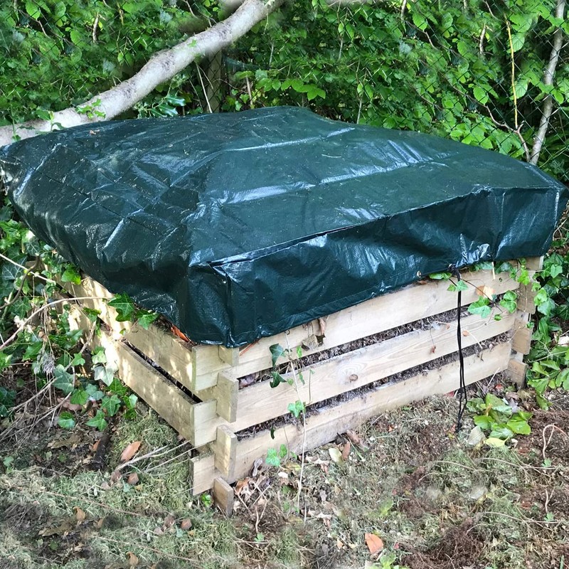 Selections GFJ341 Cover for Wooden Slatted Composter (96cm x 96cm)