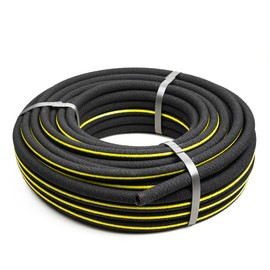 Garden Bulk Soaker Hose - 3/8" ID Recycled Rubber Soaker Hose - 50 ft of 3/8" ID Bulk Soaker Hose with No Ends - Durable and Efficient Garden Watering System for Lawn, Plants, and Raised Beds