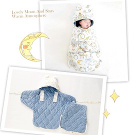 YJLMLY Sleepsack Swaddle, Baby Swaddle Sleep Sack with Two-Way Zipper, Adjustable Newborn Swaddle, Weighted Sleep Sack 0-3 Months, Baby Swaddle Blankets, gift for baby girl boy, Baby Essentials