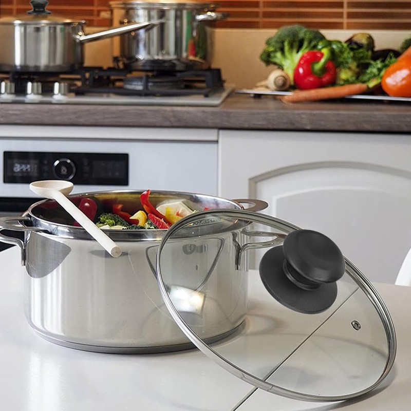 WSDMAVIS 4Pcs Pot Lid Handle Covers Knob Grip Universal Pan