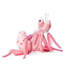 lilizzhoumax Simulation Mantis Plush Toy 13inch Realistic Stuffed Animal Mantis Plush Toy, Cute Mantis Plush Toy, Super Soft Mantis Plush Home Decoration baby girl birthday for Kids pink