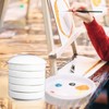Oshhni Painting Pigment Tray Watercolor Paint Palette Stackable with Cover