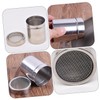 BIUDECO 2Pcs Stainless Steel Cocoa Powder Scoop Fine Mesh Top