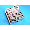 5 Ea Pink Sterilization Cassette Rack Tray for 5 Instruments