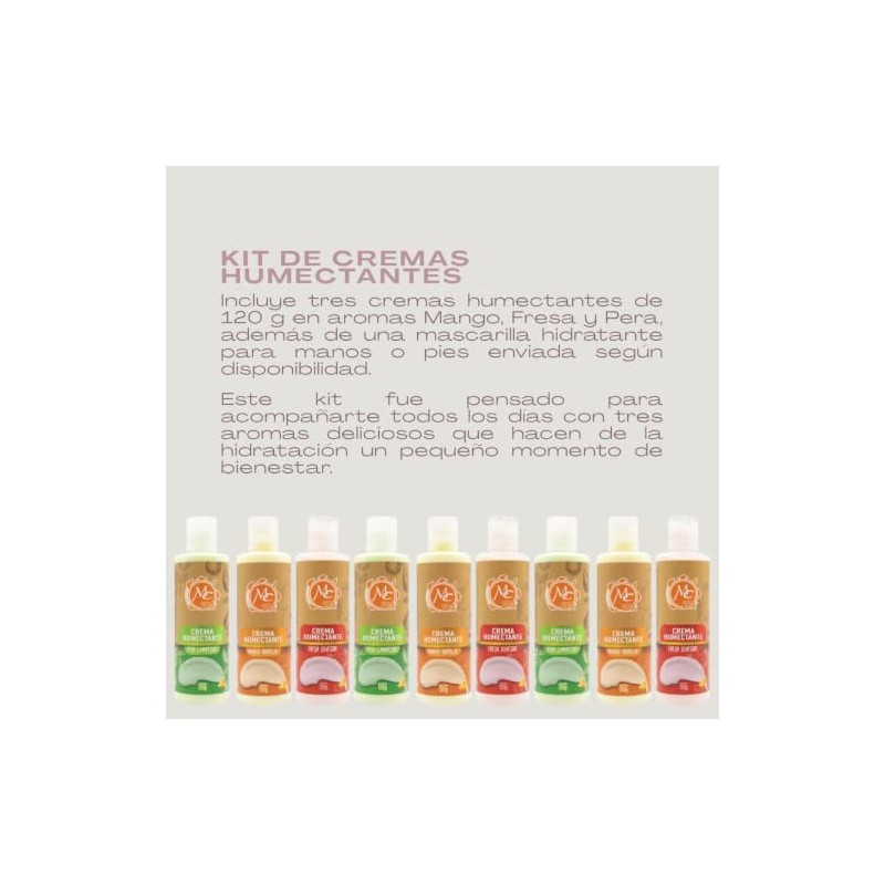 Mc Spa Kit De 3 Cremas Corporales Humectantes Manos Y