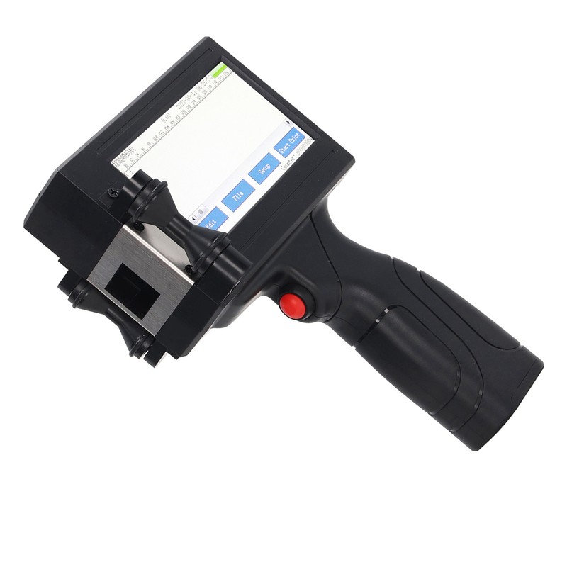 Handheld Inkjet Printer Gun Portable Intelligent with LED Touch Screen