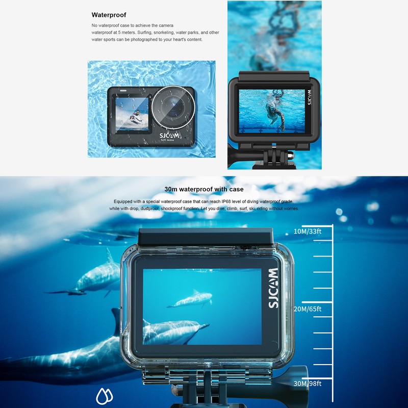 SJCAM SJ11Active Action Camera Portable Mini Camera 4K Ultra HD