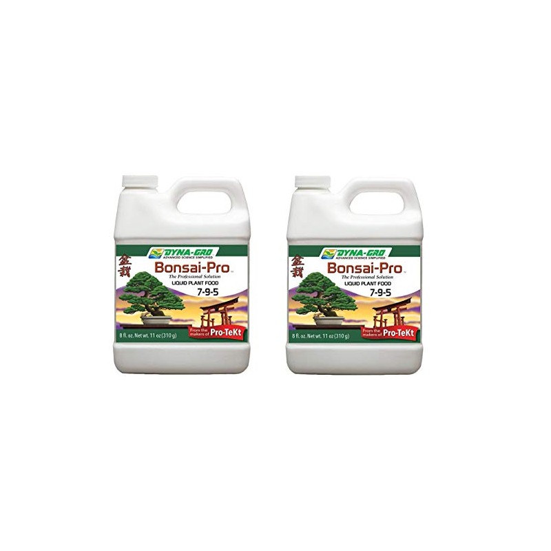 Dyna-Gro BON-008 Bonsai-Pro Liquid Plant Food, White, 8 oz. (2-(Pack))