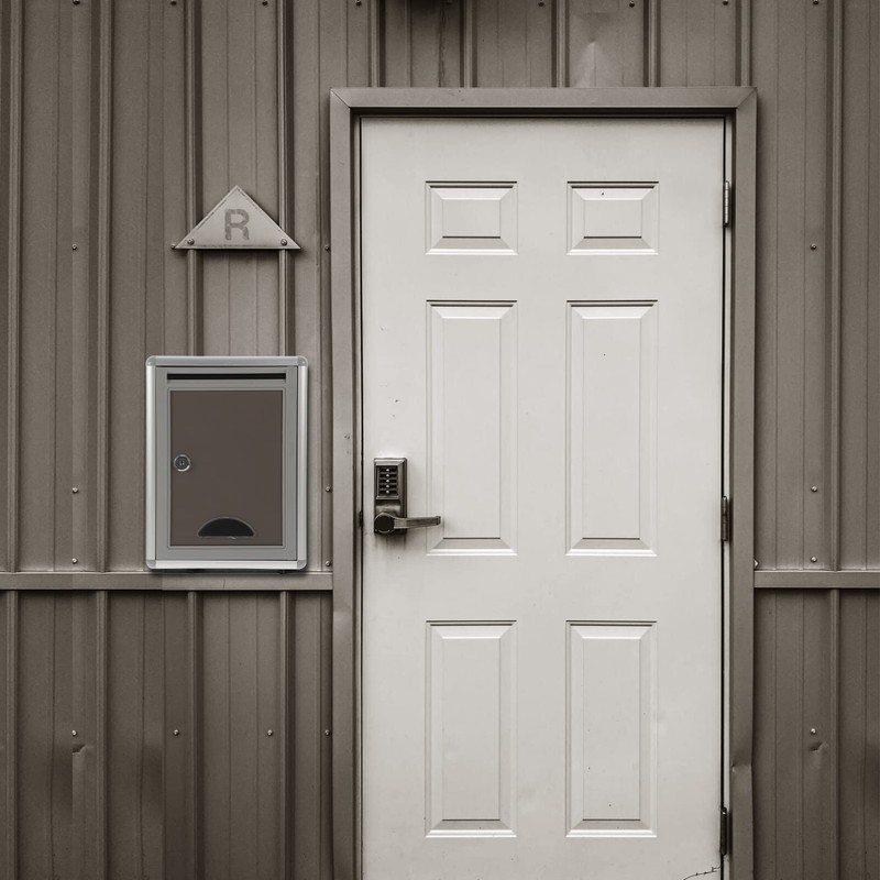 Ipetboom 1 x Aluminium Letterbox with Lock Small Suggestion Box