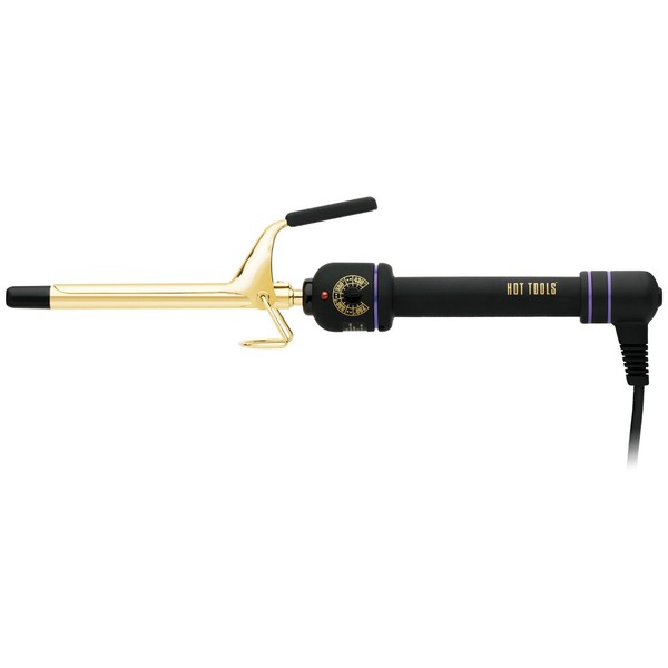 Hot Tools Professional Hair Curling Iron 1/2" 1103 Spring Gold Salon Beauty