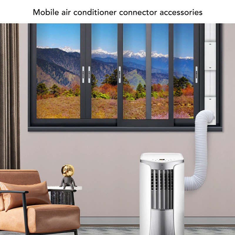 Fdit 6 inch Portable Air Conditioner Exhaust Hose Coupler with