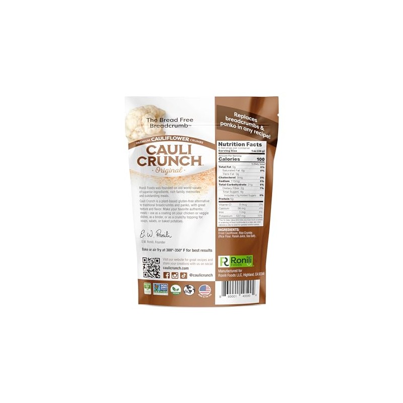 Cauli Crunch | Original Gluten Free Cauliflower Bread Crumbs –