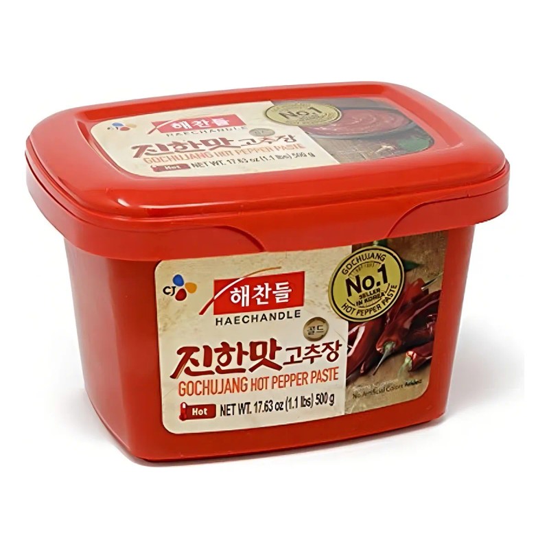 Pasta De Chile Rojo Coreano Picante Gochujang Medio 500mg