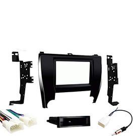 Harmony Audio Compatible with Toyota Camry 2015 2016 2017 Single or Double DIN Stereo Radio Install Dash Kit New