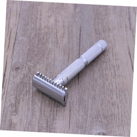 FOMIYES Men's Double Edge Safety Razor Stainless Steel Shaver for Gentle Shaving for Barbershop or Home Use