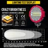 7 INCH Round Light Bar MUVKQC 201W LED Off Road