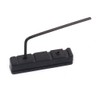 Alnicov Adjustable POM Nut for 4 Strings Bass Guitar,Black