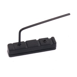 Alnicov Adjustable POM Nut for 4 Strings Bass Guitar,Black