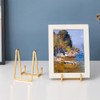 Plate Holder Easel Display Stand - 4.5 inch Metal Plate