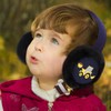 BUTITNOW Toddler Kids Knit Dinosaur Earmuffs Soft Plush Comfortable Winter