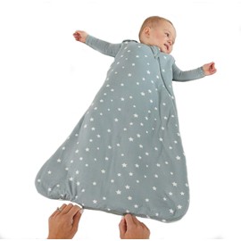 GUNAMUNA Unisex Baby Sleep Bag, Sleep Sack Sleeping Bag for Infants Toddlers, Easy Changing Diaper Zipper, 2.6 TOG, Shine, 18-24 Months