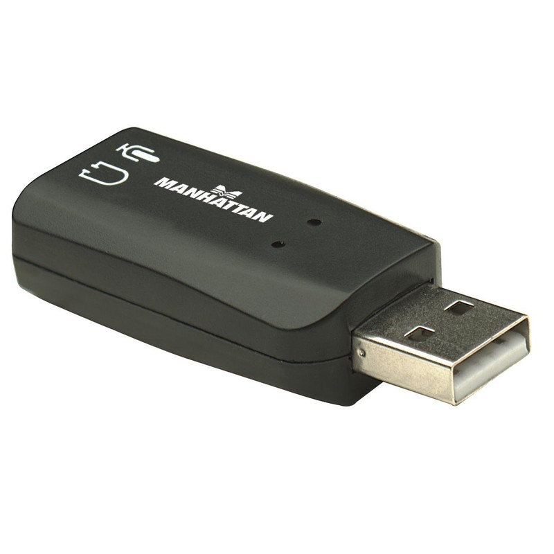 Manhattan High-Speed USB 3-D Sound Adapter (150859)