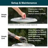 AUSTRAM Solar Fountain for Bird Bath 3W with 6 Spray