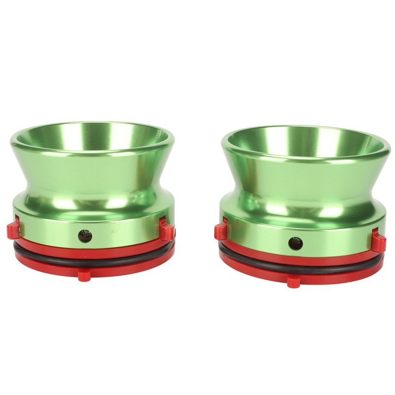 1 Pair NAB Hub Adapters Professional Polished Aluminum Reel to
